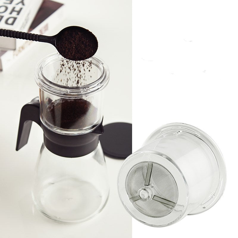 Coffee hand pot drip device