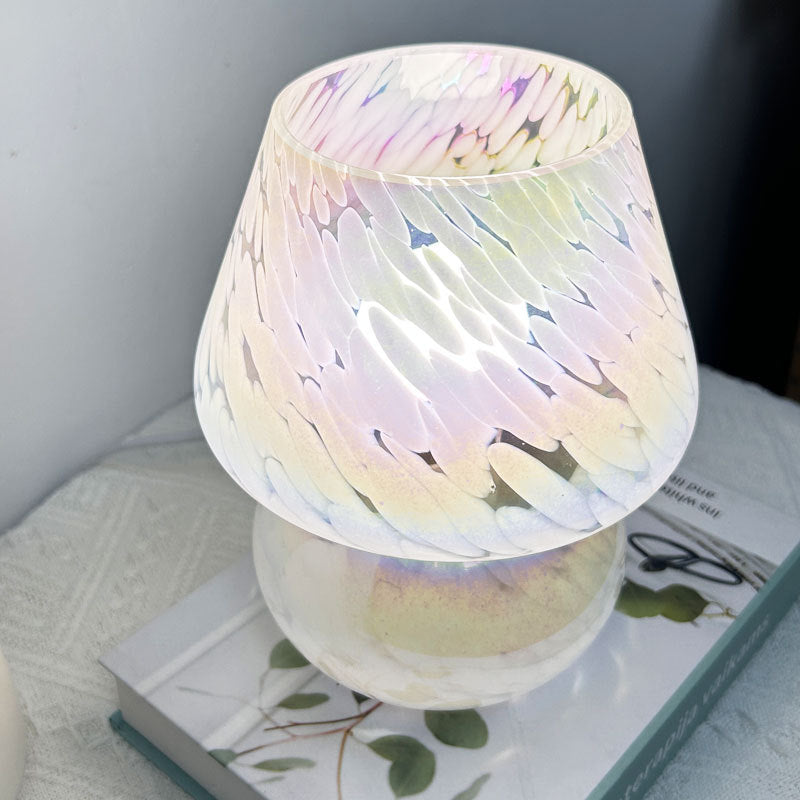 Colorful mushroom small night lamp