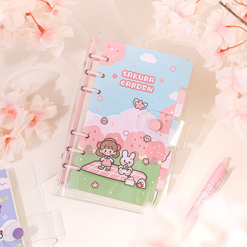 Cartoon Cute Girly Stickers Notepad Set