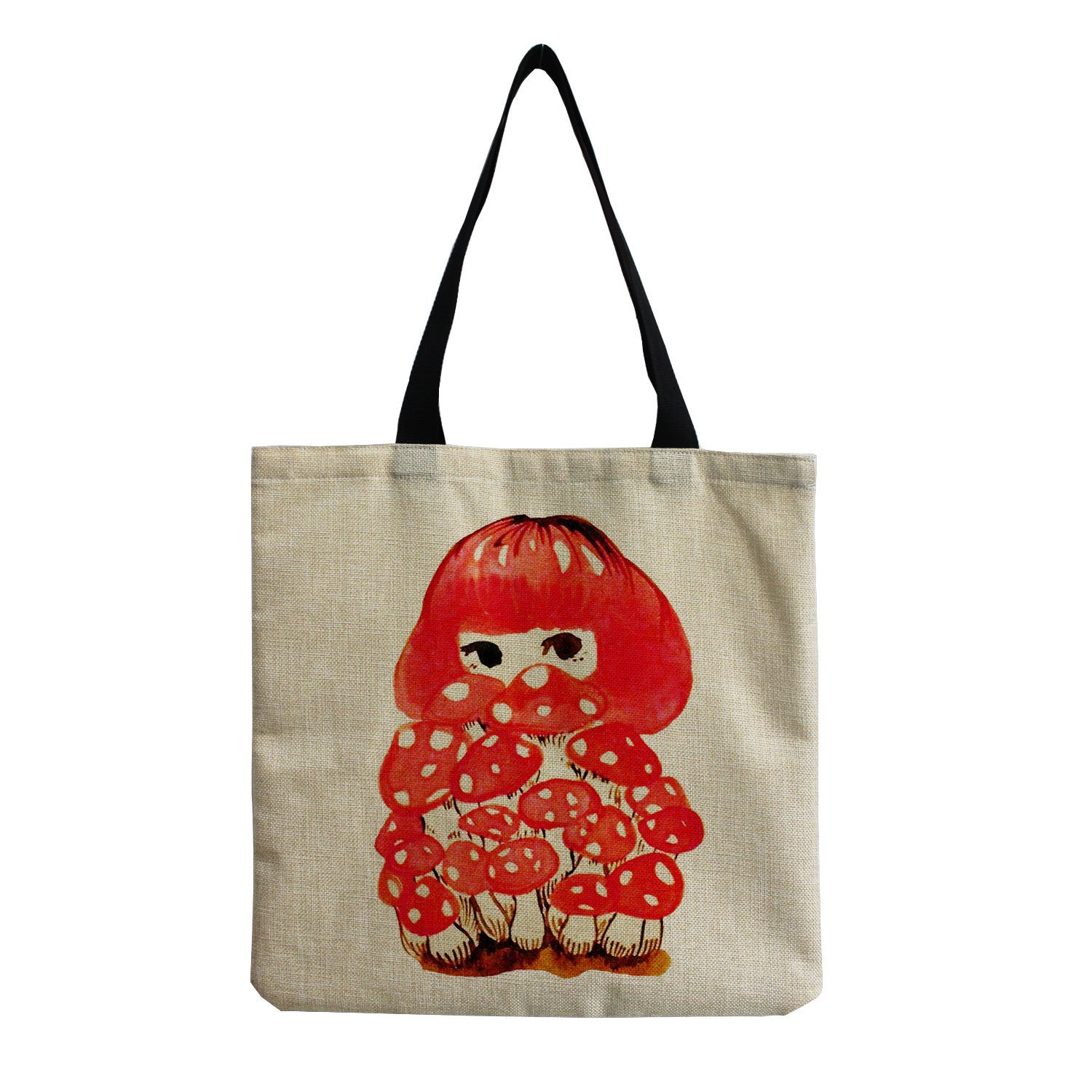 Cartoon Mushroom One-shoulder Portable