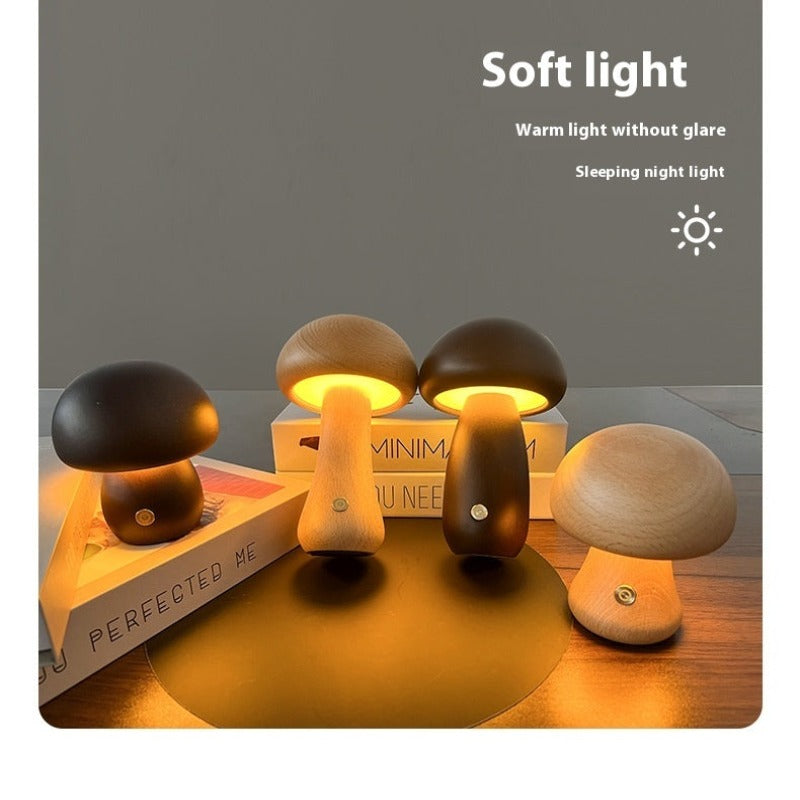 Mushroom Bedside Night Lamp