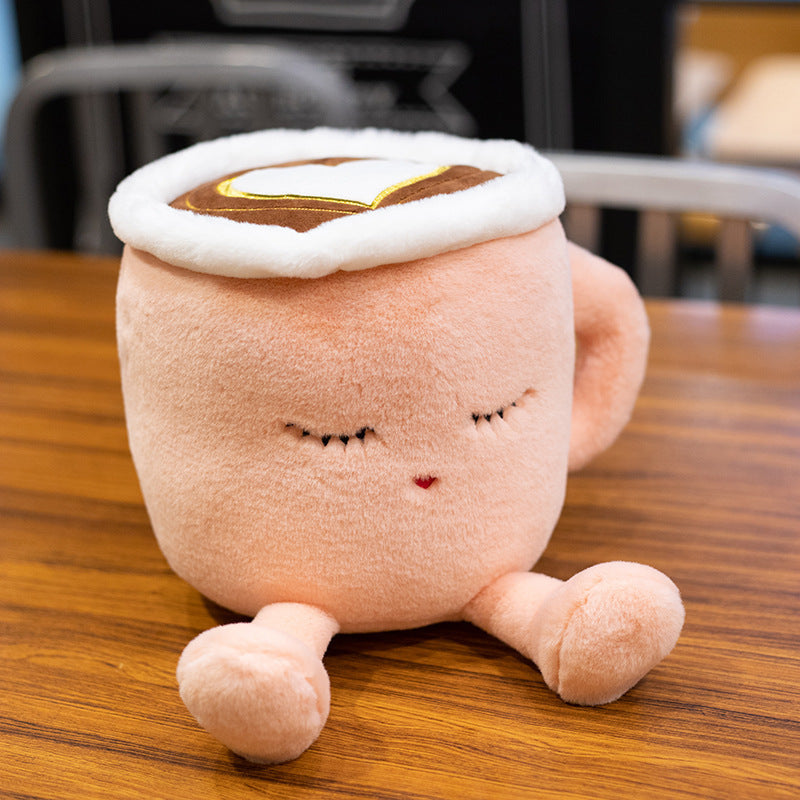 Coffee cup pillow