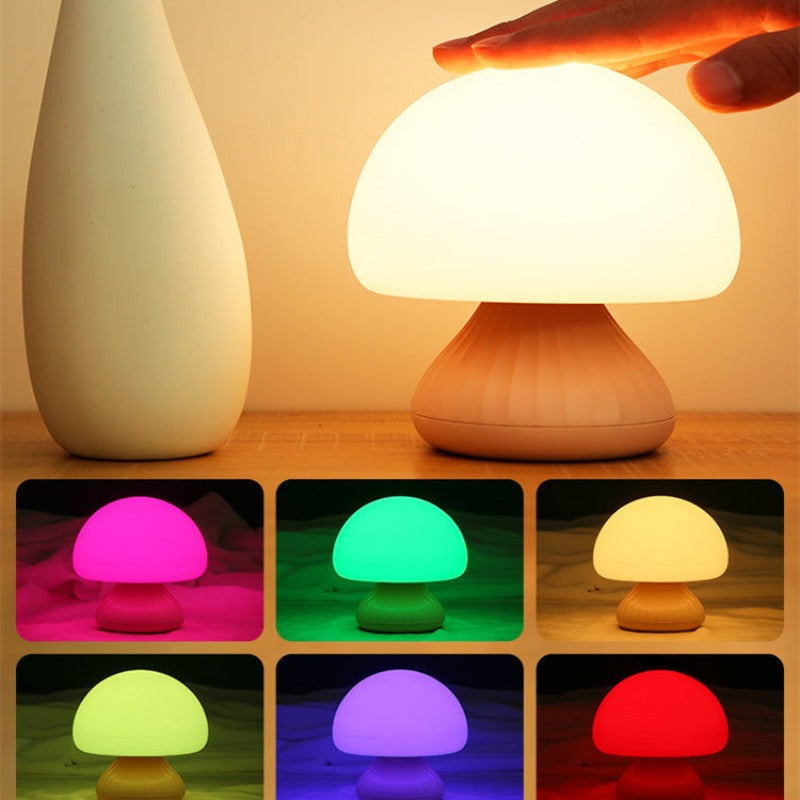 Bedside Bedroom Sleeping Mushroom Night Light