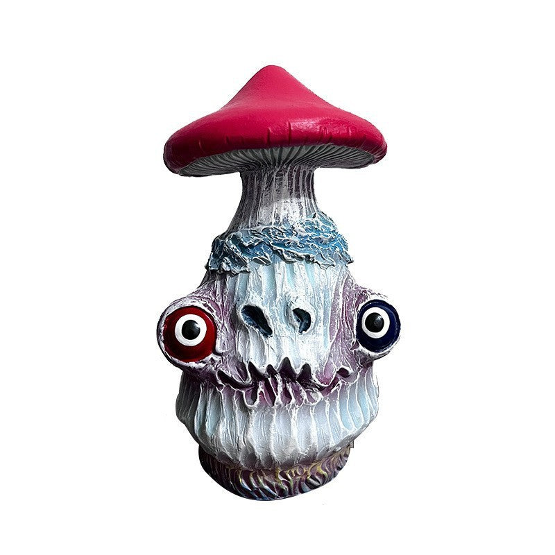 Halloween Mushroom Sculpture Resin