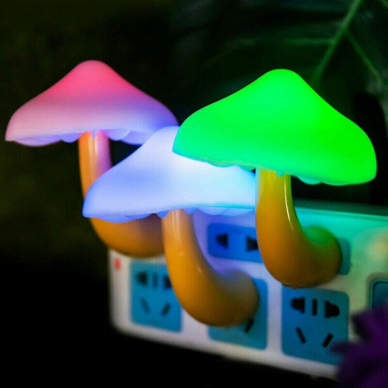 Mushroom-shaped LED Sensors Indoor Decoration