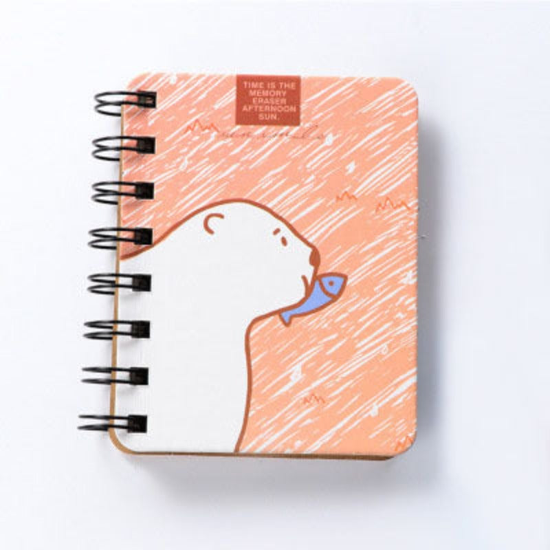 Cute Coil Portable Pocket Notepad