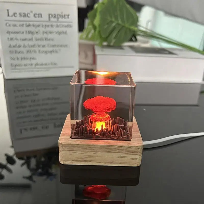 Creative Nuclear Explosions Mushroom Cloud Lamp