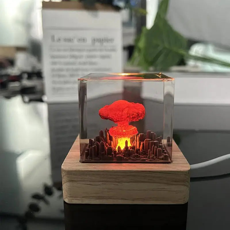 Creative Nuclear Explosions Mushroom Cloud Lamp