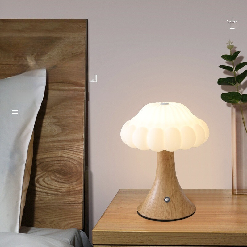 Mushroom Lamp Bar Cafe Decoration Charging Touch Small Night Lamp