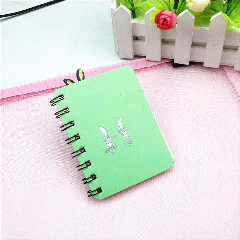 Cute Coil Portable Pocket Notepad