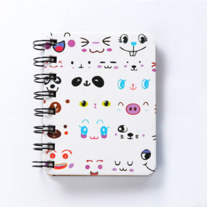 Cute Coil Portable Pocket Notepad