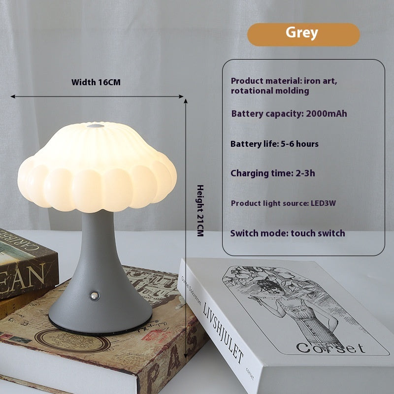 Mushroom Lamp Bar Cafe Decoration Charging Touch Small Night Lamp