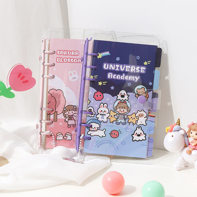 Cartoon Cute Girly Stickers Notepad Set