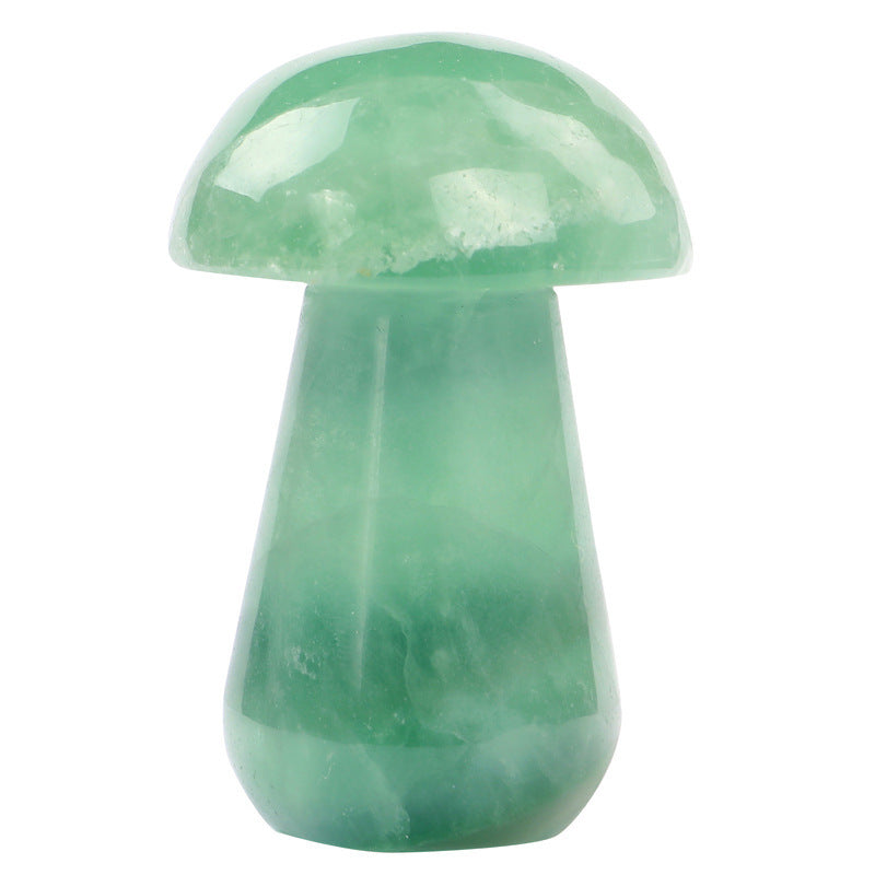 Fluorite Mushroom Ornaments