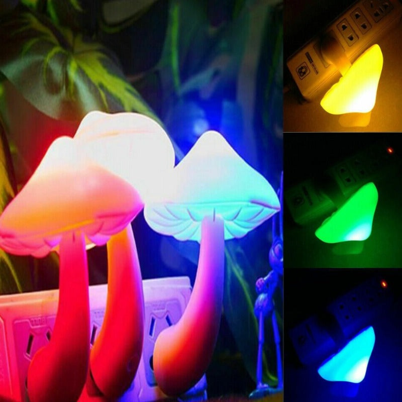 Mushroom-shaped LED Sensors Indoor Decoration