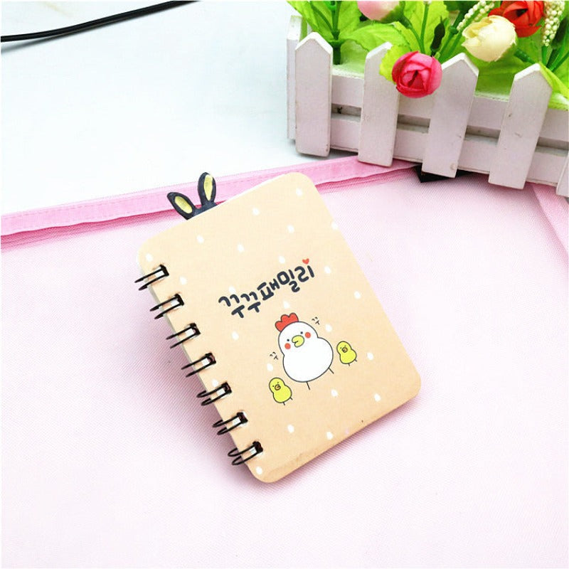 Cute Coil Portable Pocket Notepad