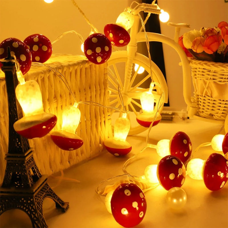 Mushroom Fairy Lights