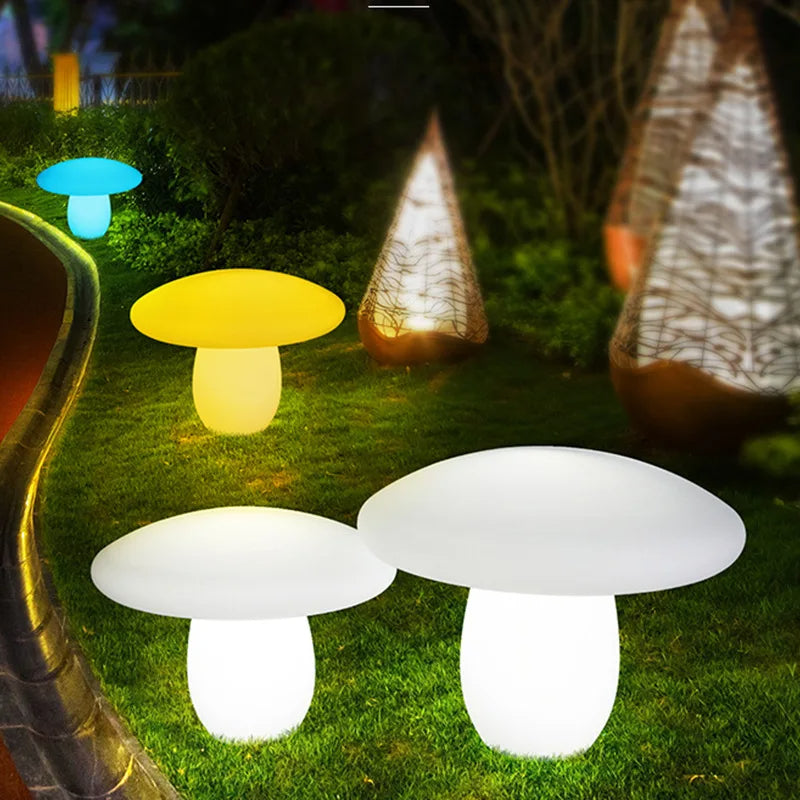 Remote Control waterproof Mushroom Lamp