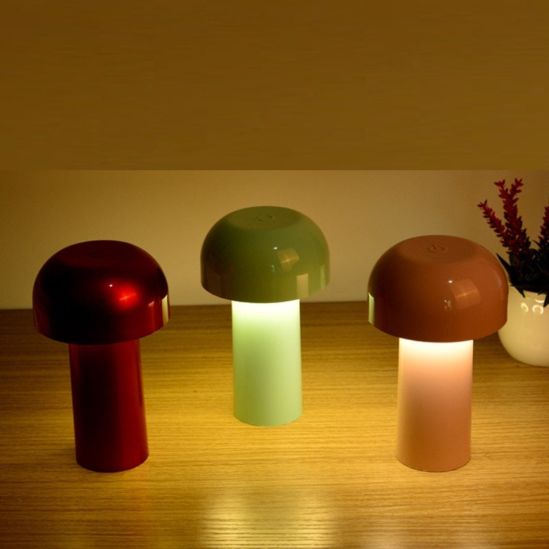 Stepless Dimmable Magnetic Night Light Mushroom