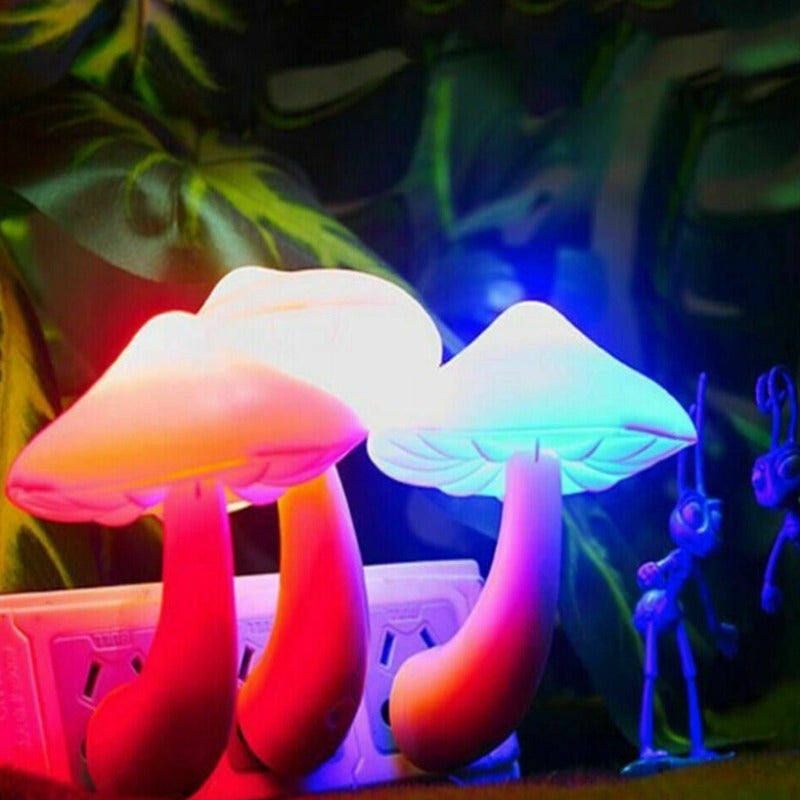 Mushroom-shaped LED Sensors Indoor Decoration