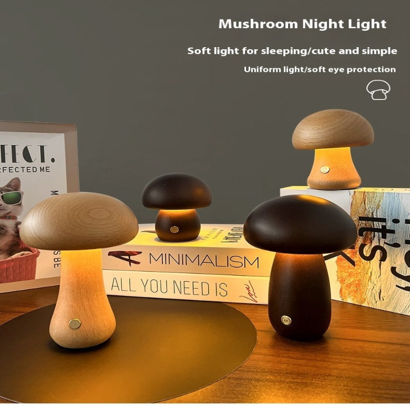 Mushroom Bedside Night Lamp